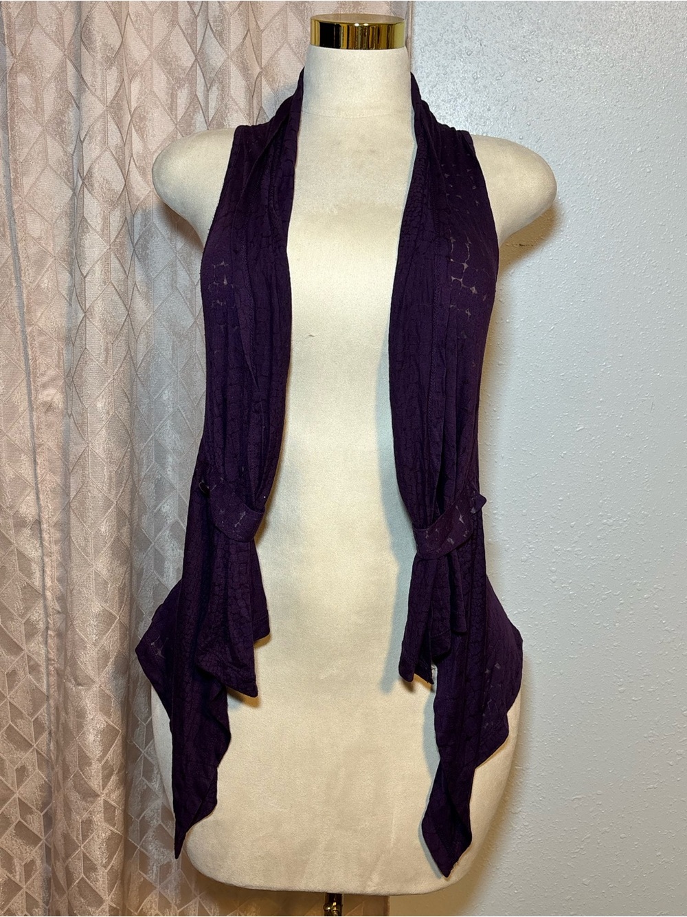 DNA couture Deep Purple Racerback Tank